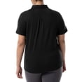 thumbnail image 2 of Athletic Works Women's Plus Active Short-Sleeve Polo Shirt, 2 of 8