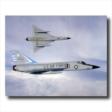 USAF F106 Fighter Jet Airplane Wall Picture Art