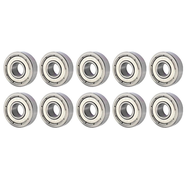 10 Uds rodamientos de bolas 607ZZ rodamientos en miniatura de ranura profunda para monopatín Scooter Ehuebsd Libre de BPA