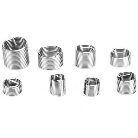 

YLSHRF Thread Repairing Kit 40 Pcs Screw Thread Repairing Kit Piston Cylinder Stainless Steel Rethreading Sleeve Kit