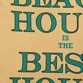 thumbnail image 2 of 20" x 20" Simply Daisy Beach House Best House Indoor/Outdoor Pillow, Kelly Green Qty 1, 2 of 6