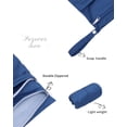 thumbnail image 2 of 2pcs Cloth Diaper Wet Dry Bags Waterproof Reusable with Two Zippered Pockets Travel Beach Pool Daycare Soiled Baby Items Yoga Gym Bag for Swimsuits or Wet Clothes L2933, 2 of 5