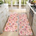 thumbnail image 4 of Kitchen Rugs Sets Of 2,Princess Mushroom Castle Pattern Anti Fatigue Kitchen Mat Rugs Non Slip Washable,Decorative Kitchen Floor Mats for Kitchen,Sink,Laundry,17"X47", 4 of 5