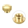 thumbnail image 4 of Brass Knurled Thumb Nuts, M5x0.8mm Round Stepped Knobs Fasteners 8Pack, 4 of 5