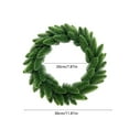 thumbnail image 3 of dajkiuy Artificial Christmas Wreaths for Front Door, 11.8Inch Real Touch Norfolk Pine Wreath Fake Pine Needles Wreath for Wall Windows Indoor Outdoor Christmas Decor, 3 of 6