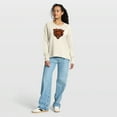 thumbnail image 3 of Women's Fanatics Cream Chicago Bears Dove Legacy Long Sleeve T-Shirt, 3 of 5