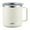 White, variant on Double Wall Insulated Stainless Steel Water Cup with Lid Leakproof Vacuum Coffee Tea Cup 400ml Gray Office Travel Mug