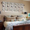 thumbnail image 4 of Cortinas cortas con estampado floral para la cocina y el baño del hogar (n.º 3), 4 of 8