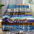 thumbnail image 2 of Christian Gifts for Women, OUXIOAZ Bible Verse Blanket Religious Gift Healing Throw Blanket with Inspirational Thoughts Prayer Blankets Mother''s Day Birthday Gifts Spiritual Gifts for Women 40"x50", 2 of 5