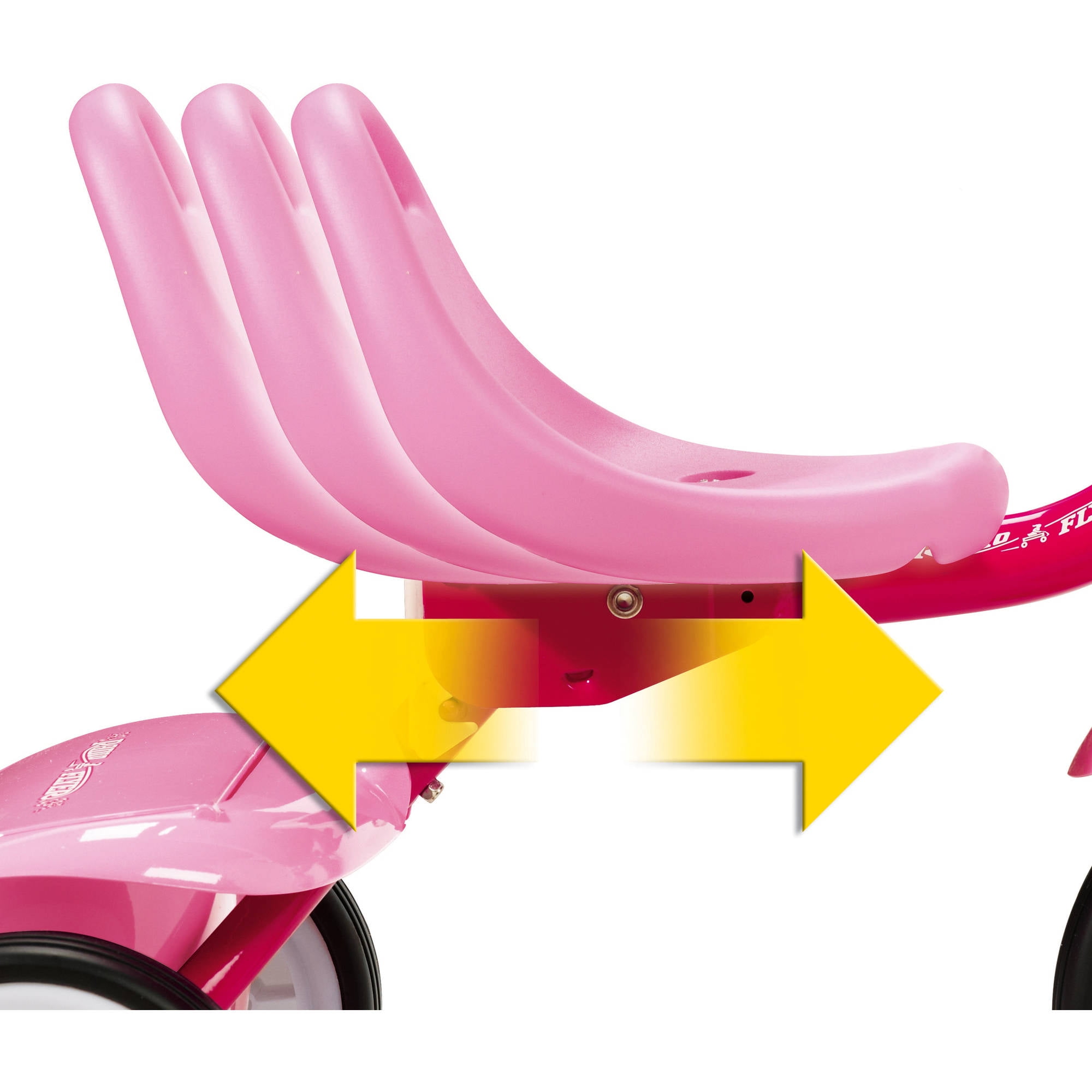 Radio Flyer Ready to Ride Folding Tricycle, Pink, For Kids Ages 1.5 - 3 Years