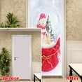 thumbnail image 3 of Christmas door stickers, home refrigerator stickers, Snowman Door Banner Festive Christmas Decoration for Home and Garden snowman christmas decorations,PVC Self-adhesive and removable,SP-F133, 3 of 16