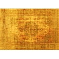 thumbnail image 1 of Ahgly Company Indoor Rectangle Abstract Yellow Contemporary Area Rugs, 7' x 10', 1 of 4