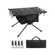 thumbnail image 5 of Mesa plegable Cola para acampar Mesa de playa Escritorio plegable Negro con bolso de malla, 5 of 8