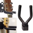 thumbnail image 5 of Guitar/Bass Wall Mount Hanger Holder Hook Display Instrument Anchor Stands Racks (Size: black), 5 of 5