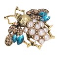 thumbnail image 1 of Broches Jewelry,Broches Jewelry Bee Shape Vintage Brooch Bee Pin Highly Versatile, 1 of 9