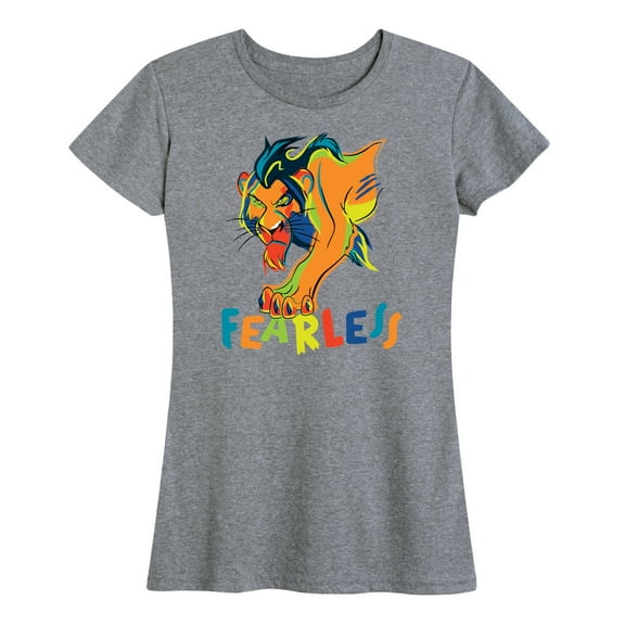The Lion King - Scar - Fearless - Women's Short Sleeve Graphic T-Shirt