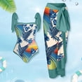 thumbnail image 1 of Traje De Baño Damas 2 Piezas De Traje De Baño Atlético De Playa Para Mujer A La Moda Con Vestido Para Accesorios Femeninos (Azul L) Sywqhk Para Estrenar, 1 of 4