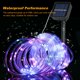 thumbnail image 5 of 100 LEDs Lámpara de Tubos Solares Exterior 8 Modos Intermitentes IP65 yeacher Cuerda de lámpara, 5 of 7