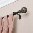 thumbnail image 5 of Decopolitan 5/8" Facet Ball Curtain Rod Set, 86 to 128 Inches, Vintage Bronze, 5 of 6