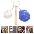 thumbnail image 3 of Softball Glove Bat Baseball Keychain Sports Theme Keychain For Baseball Fans Stylish And Delicate Keyring For Bags Backpacks, 3 of 8