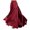 Wine, variant on Female Skirts Flowy Skirts for Women Belly Dance Skirt Flowy Performance Skirt with Elastic Waistband for Stage Show Practice and Casual Wear