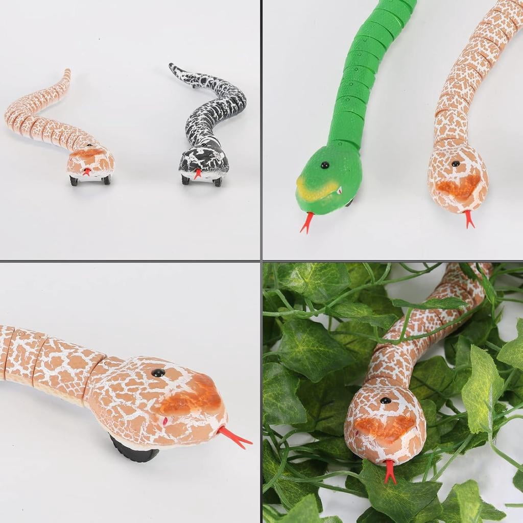Yihuala Remote Control Snake Toy Robotic Rattlesnake Remote Toy With Realistic Movement And Safe Design