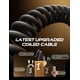 thumbnail image 5 of Cable USB C enrollado LISEN para Android Auto y CarPlay de 1,2 m, paquete de 2, 5 of 9