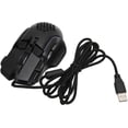 thumbnail image 1 of AVEKI Souris de Jeu RGB, 12800 DPI Filaire USB avec 13 Modes de Rétroéclairage et 10 Boutons Programmables, Souris Mécanique Portable pour PC Gamers 0516M, 1 of 8