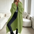 thumbnail image 2 of Womens Long Cardigan Sweaters Open Front Oversized Duster with Pocket for Women 2025 Fall Winter Knit Design Coats, 2 of 5