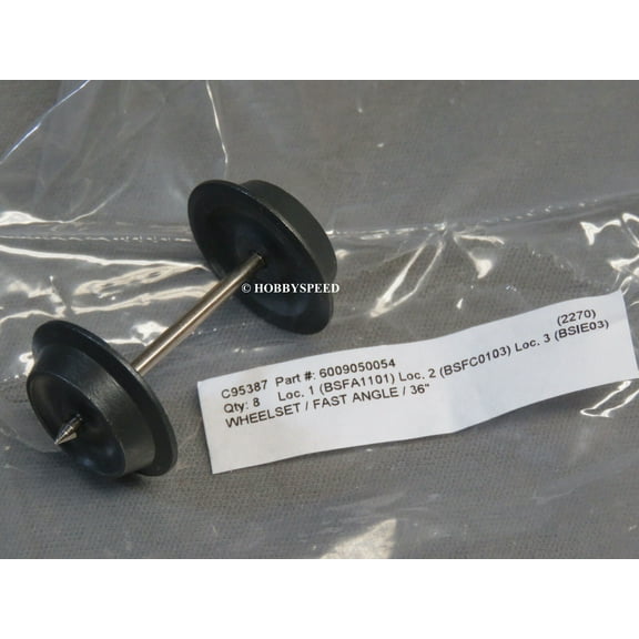 Lionel Wheel Set Fast Angle 36" O Gauge Train Replacement Part 6009050054