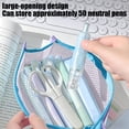 thumbnail image 6 of Zipper Pouches for Organizing,Mesh Zipper Pouch Bags,Mesh Nylon Storage Bag with Zipper,9IN Small Makeup Bag Toothbrush Toothpaste Cosmetic(Purple), 6 of 6