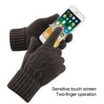 thumbnail image 4 of Winter Gloves For Men Women, Cold Weather Warm Touchscreen Glove Unisex - Non - slip Grip - Elastic Cuff - Knit Stretchy, 4 of 8