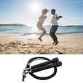 thumbnail image 4 of becaristey Speed Skipping Wire Rope Indoor Outdoor Jumping Rope Weight Loss Exercise Home Gym Workout Tool, Black, 4 of 6