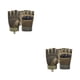 thumbnail image 3 of Yuarrent 1 par de guantes portátiles de medio dedo Montañismo Levantamiento de pesas Guante ajustable sin dedos Equipo deportivo Verde M Verde M 2Conjunto, 3 of 6