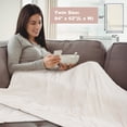 thumbnail image 4 of Costway 62" x 84" Flannel Heated Blanket Electric Throw w/10 Heating Levels, 4 of 7