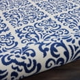 thumbnail image 6 of Nourison Grafix Damask White/Blue 3' x 5' Area Rug, (3x5), 6 of 7