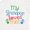 thumbnail image 4 of Inktastic My Grandpop Loves Me Boys or Girls Toddler T-Shirt, 4 of 5
