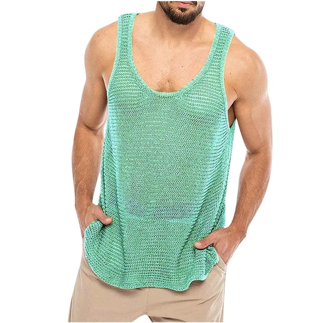 Birdeem Gilet Sans Manches Mode Décontractée pour Hommes Tricoté Col Rond