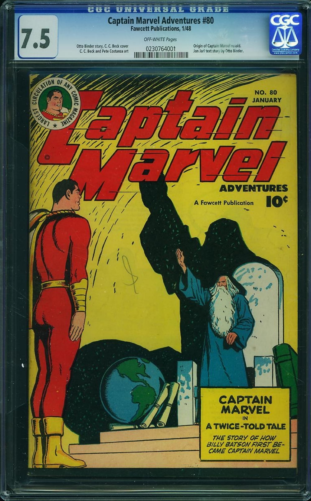Cover of Captain Marvel Adventures #80
