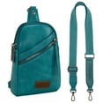 thumbnail image 4 of Wrangler Small Crossbody Sling Bags for Women Fanny Packs Chest Bag for Travel, 4 of 7
