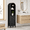 Black, variant on 64.2" Tall Bathroom Storage Cabinet, Arched Narrow Storage Cabinet with 1 Barn Door, 1 Drawer and Adjustable Shelves, Floor Cabinet for Bathroom, Living Room, Entryway, Kitchen, Black