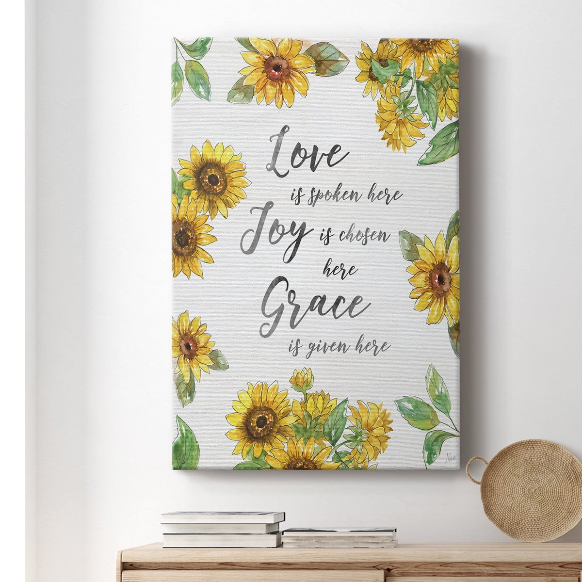 Grace Given Here Premium Gallery Wrapped Canvas - Ready to Hang