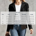 thumbnail image 3 of Miqool Womens Faux Suede Fringe Jacket Casual Long Sleeve Lapel Collar Button Down Jacket Vintage Cowgirl Style Western Coat, 3 of 6
