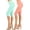 Dusty Rose-mint, variant on Women's High Waist Casual Solid Slim Running Yoga Capri Leggings Pants S-3XL (Pack of 2)
