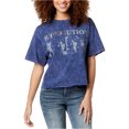 thumbnail image 1 of Camiseta gráfica True Vintage Revolution para mujer, azul, grande, 1 of 1