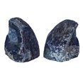 thumbnail image 5 of Polished Blue Brazilian Agate Geode Bookends 4-7 Pounds, 5 of 5