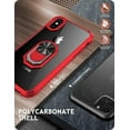 thumbnail image 4 of iPhone Xs MAX Case,[ Military Grade ] with [ Glass Screen Protector] 15ft. Drop Tested Protective Case | Kickstand | Compatible with Apple iPhone Xs MAX Case 6.5 inch -Red, 4 of 7