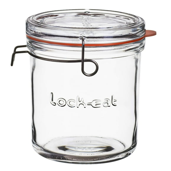 Luigi Bormioli Lock-Eat 25.25 oz TG Pot Alimentaire, 1 Pce, Transparent