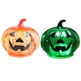 thumbnail image 1 of Lámpara LED de calabaza de 2 piezas para decoraciones de Halloween, 1 of 3