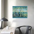 thumbnail image 4 of Acheng Large Wall Art Decor Green View White Birch Forest Canvas Painting Nature Plant Picture Wildlife Trees Landscape Artwork Home Living Room Bedroom Office Wall Decoration Wall Art picture 1, 4 of 6
